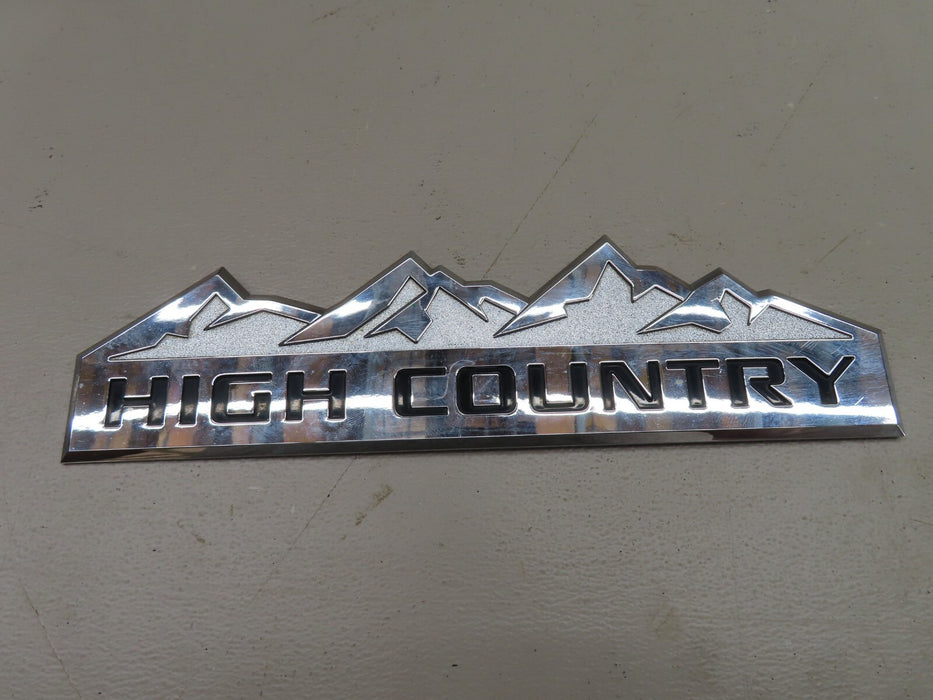 2014-2019 CHEVROLET SILVERADO HIGH COUNTRY COVER EMBLEM LOGO SYMBOL OEM
