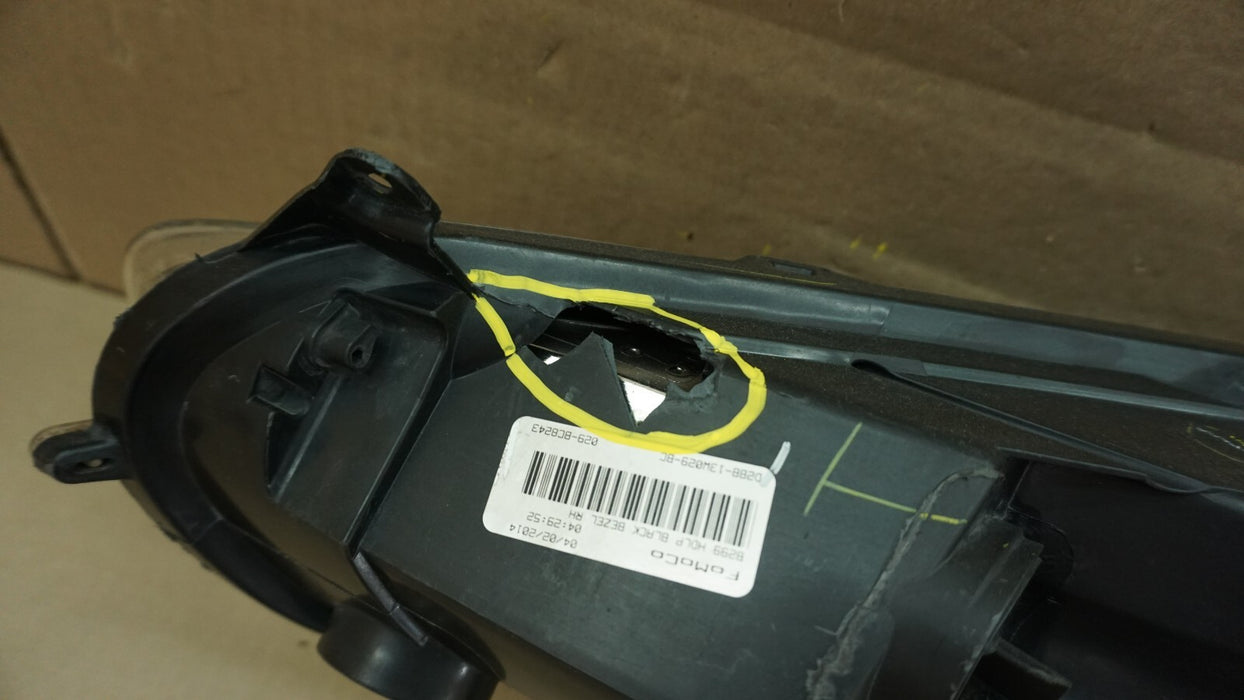 2014-2017 FORD FIESTA RIGHT PASSENGER SIDE HEADLIGHT HALOGEN OEM D2BB13W029BC