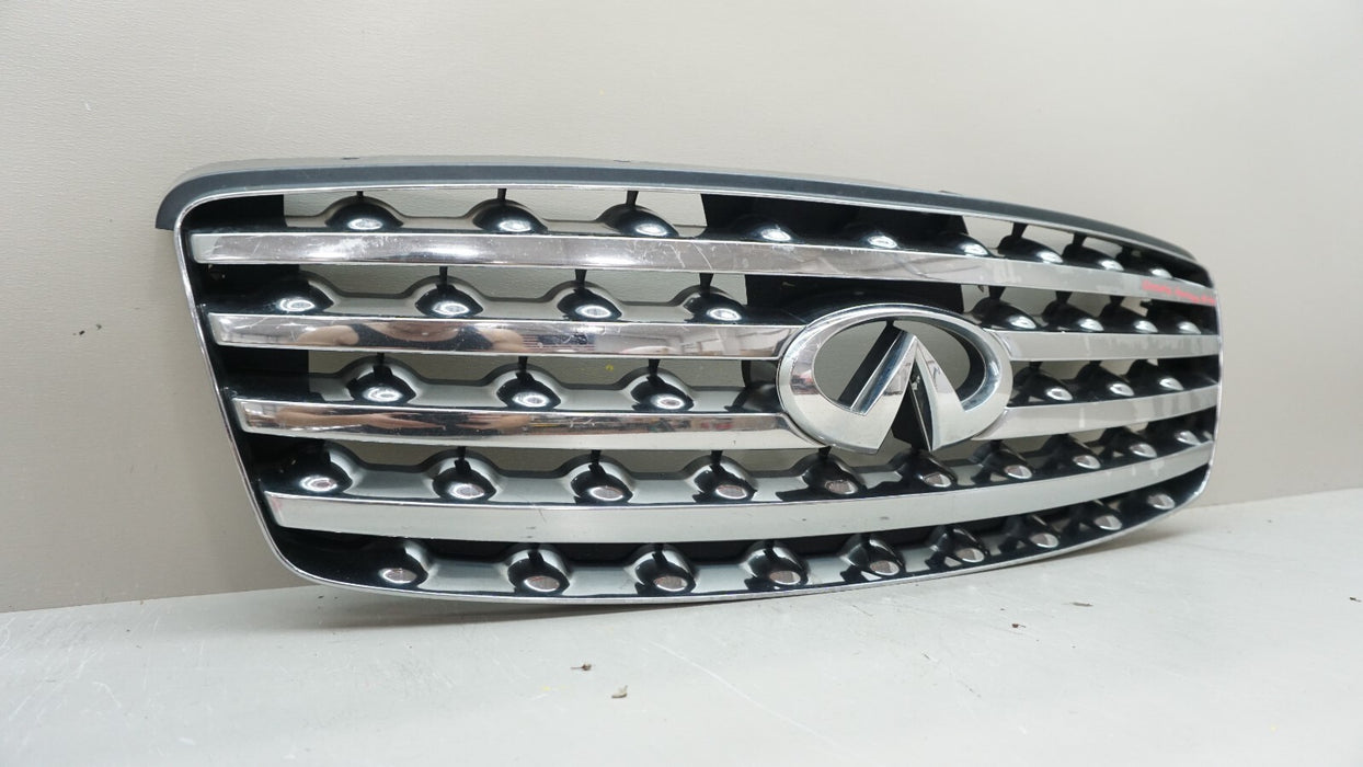 2003-2005 INFINITI FX35 FX45 FRONT UPPER RADIATOR GRILLE GRILL OEM 62310-CG000
