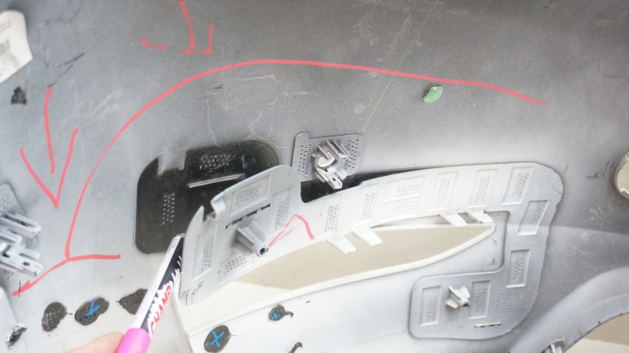 2020-2024 TESLA MODEL Y FRONT BUMPER COVER PANEL OEM 1493745-00-A