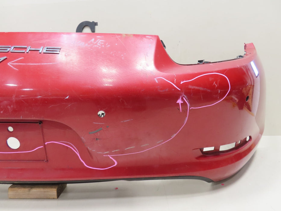 2013-2016 PORSCHE 911 CARRERA REAR BUMPER COVER W/ LOWER VALANCE OEM 991505411