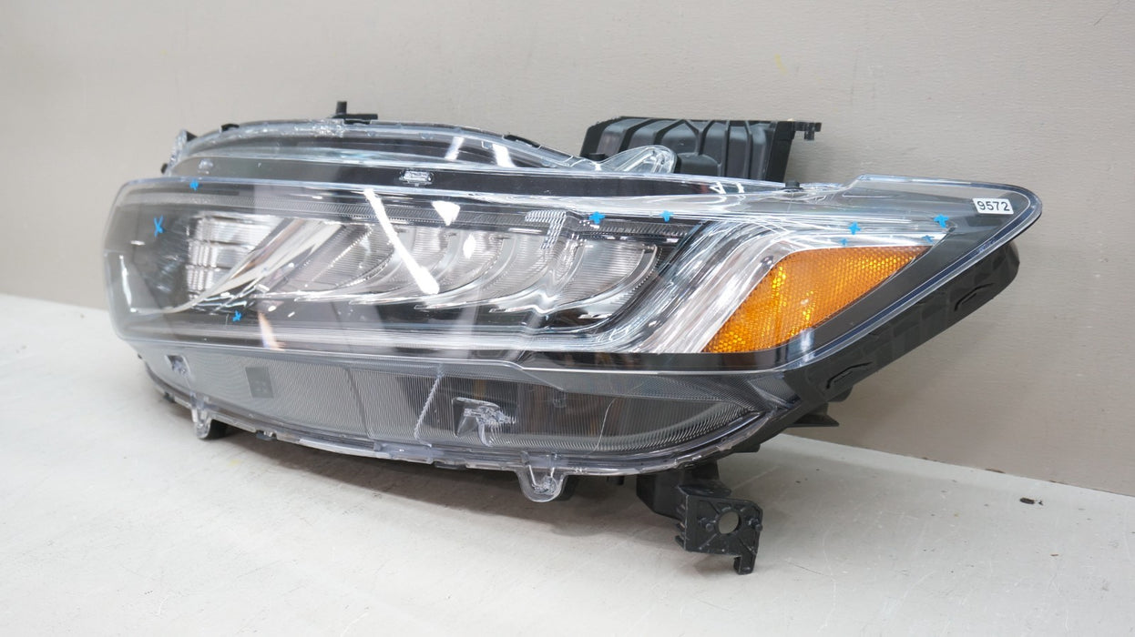 2018-2022 HONDA ACCORD FRONT LEFT DRIVERS SIDE HEADLIGHT LED W/HALOGEN OEM