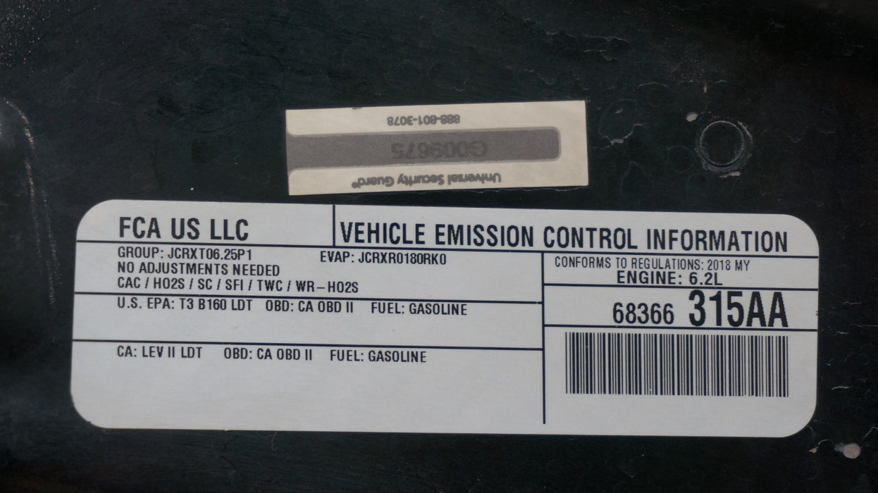 2011-2022 JEEP GRAND CHEROKEE SRT HOOD BONNET PANEL COVER OEM 68040264AH