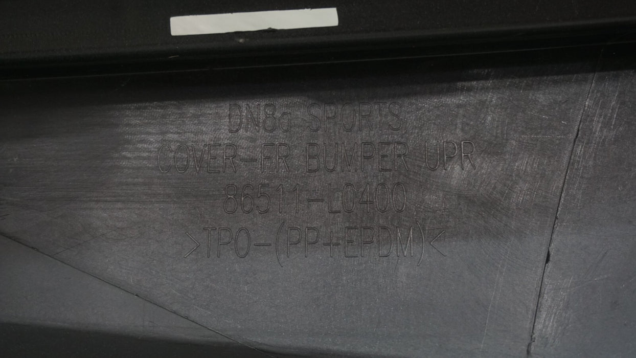 2020-2023 HYUNDAI SONATA FRONT BUMPER COVER 85611-L0400 OEM 20 21 22 23