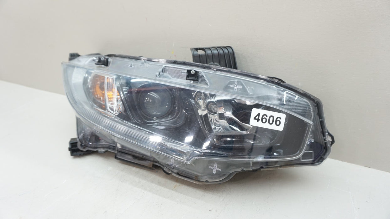 2016-2018 HONDA CIVIC FRONT RH RIGHT PASSENGER SIDE HALOGEN HEADLIGHT OEM