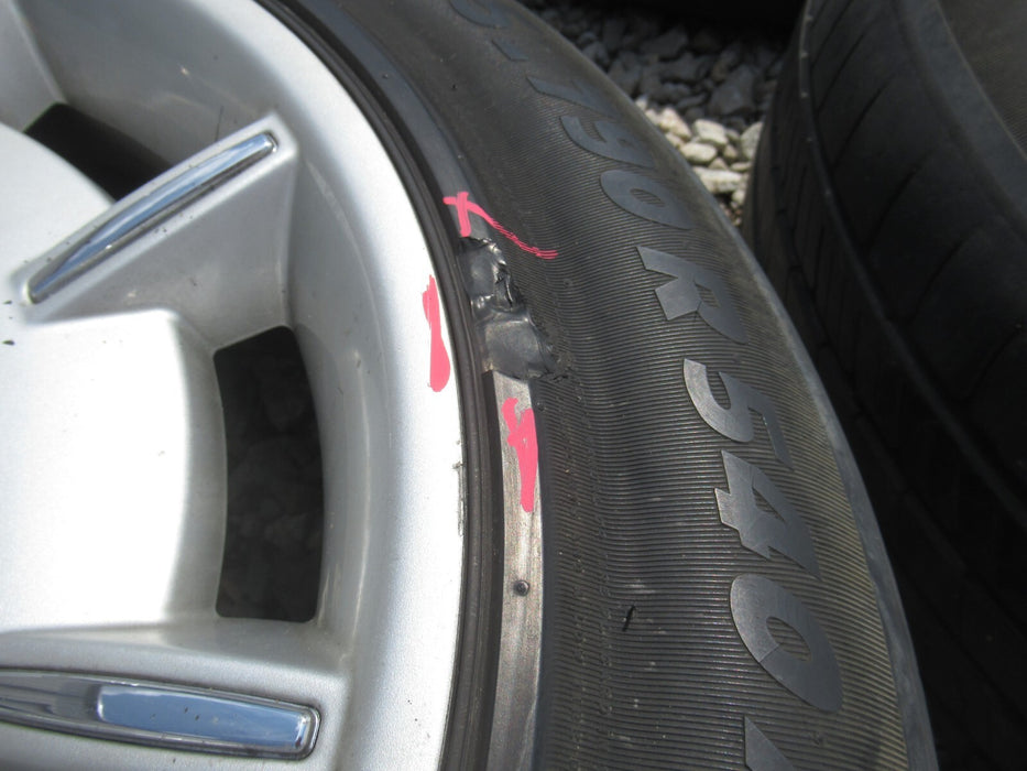 ROLLS ROYCE PHANTOM 1 SET OF WHEELS. TIRES 265/790R540A  (BAD TIRES)