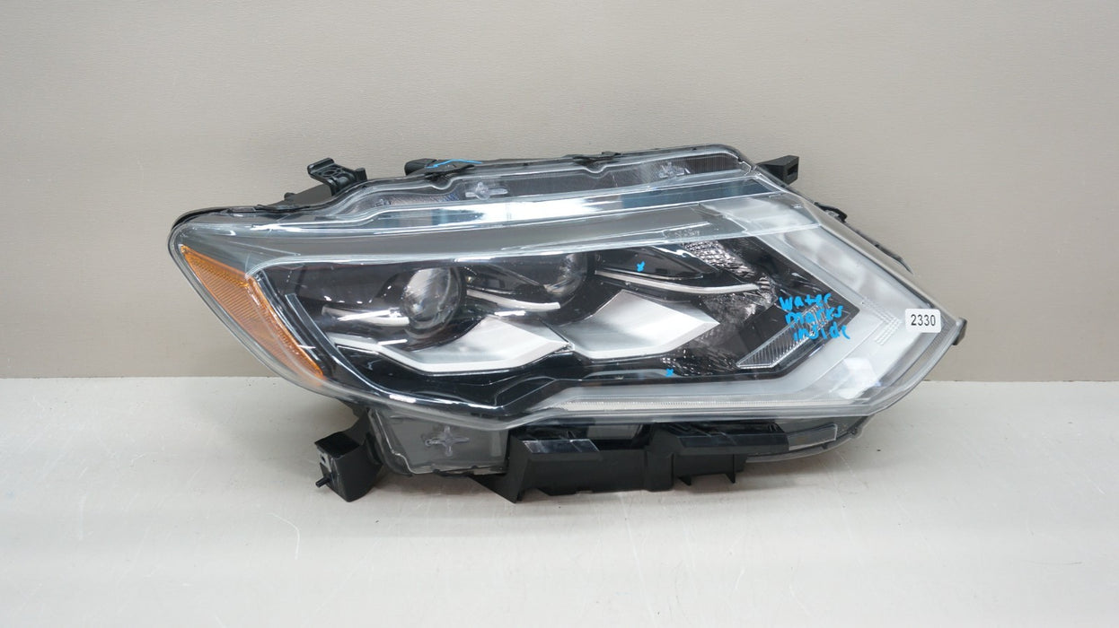 2017-2020 NISSAN ROGUE FRONT RIGHT PASSENGER SIDE LED HEADLIGHT OEM