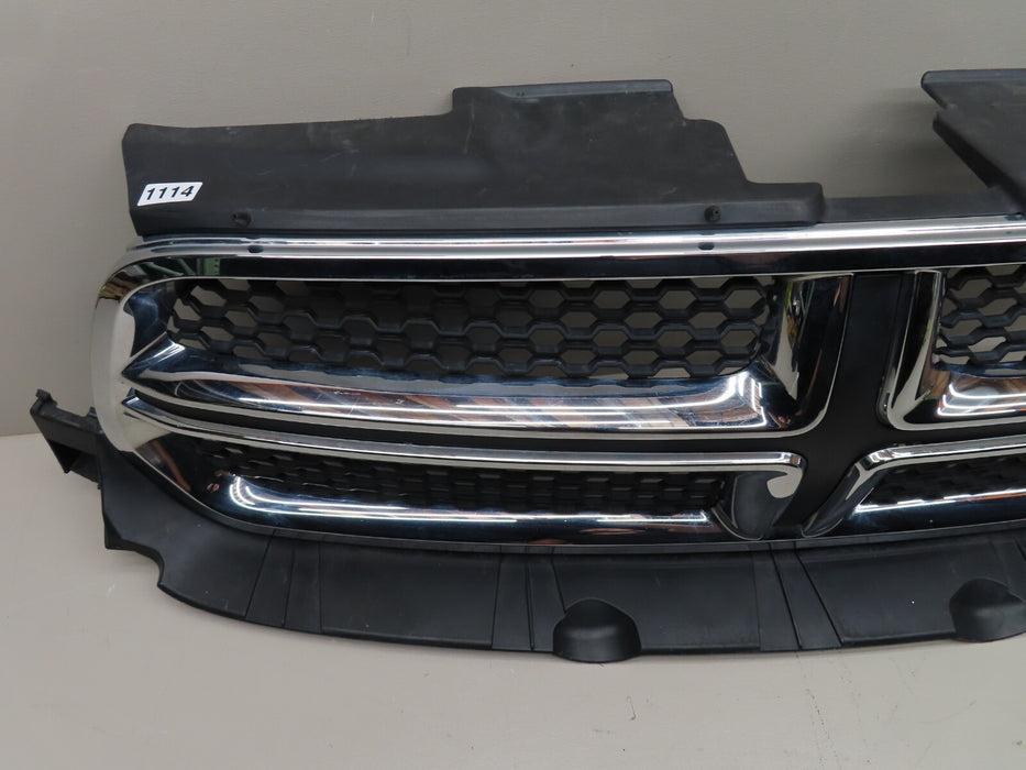 2011-2013 DODGE DURANGO FRONT BUMPER GRILLE GRILL CHROME/BLACK 55079364AF OEM