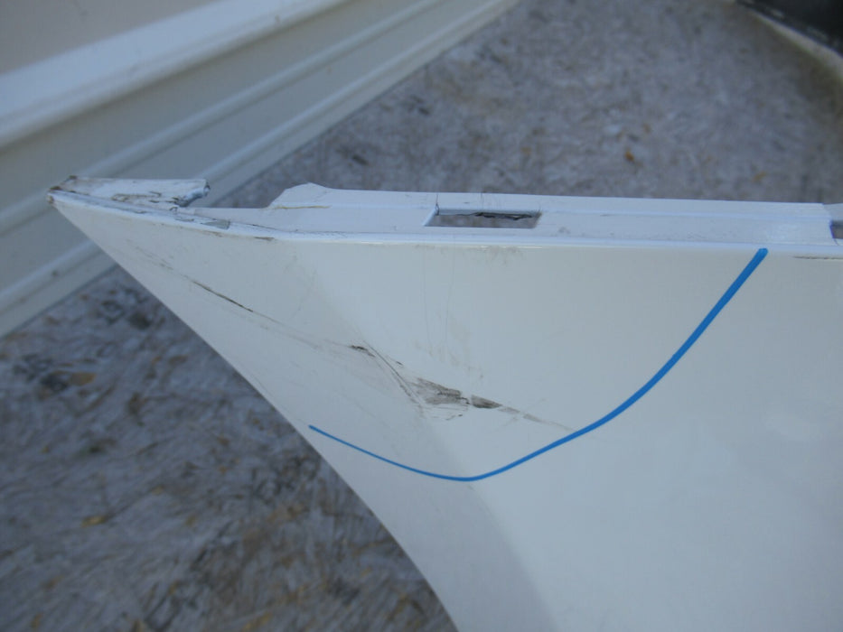 2009-2012 AUDI Q5 REAR BUMPER COVER PANEL PLASTIC WHITE 8R0807385C OEM