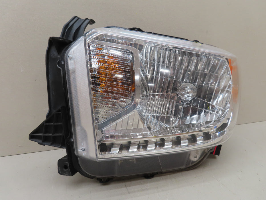 2014 2015 2016 2017 TOYOTA TUNDRA FRONT LEFT DRIVER SIDE HEADLIGHT HALOGEN OEM