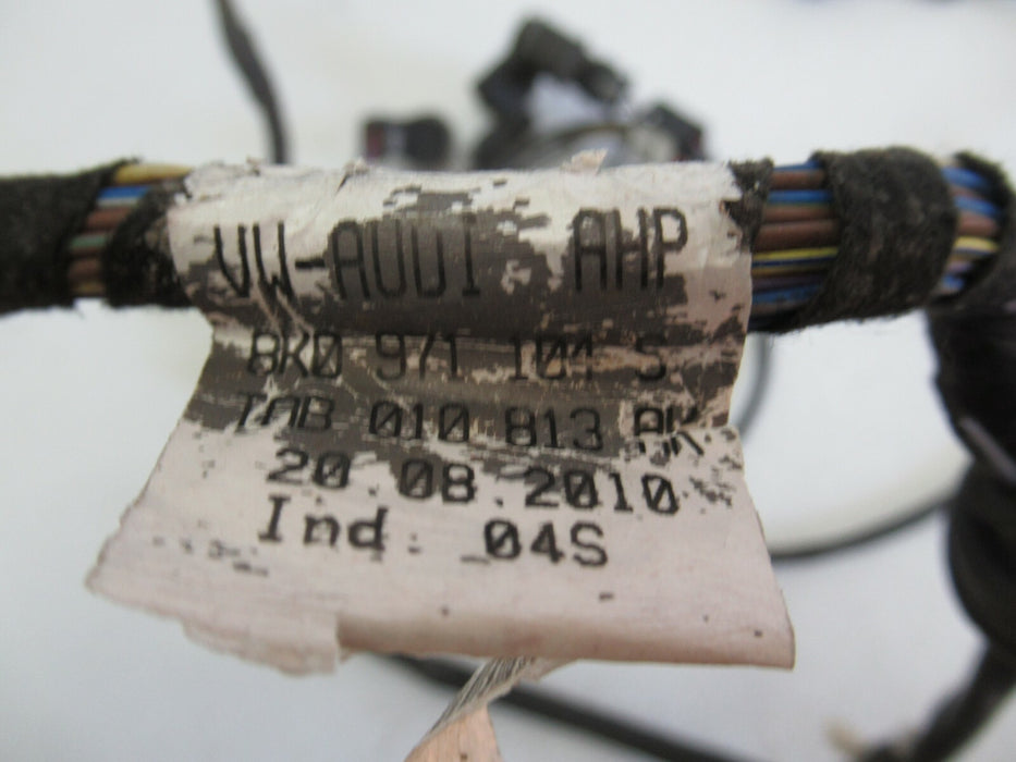 2008-2012 AUDI S5 B8 REAR BUMPER WIRE WIRING HARNESS CABLE 8K0971104 OEM