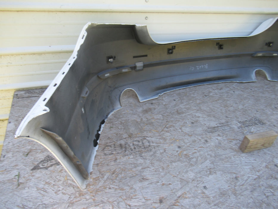 2011-2013 BMW 528I F10 REAR BUMPER COVER PANEL PLASTIC ALPIWEISS 7240334 OEM