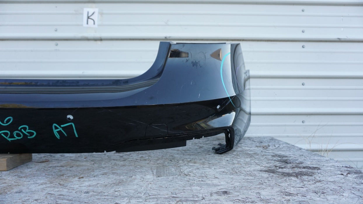 2019-2020 AUDI A7 SPORTBACK S-LINE REAR BUMPER COVER PANEL PLASTIC OEM 19 20