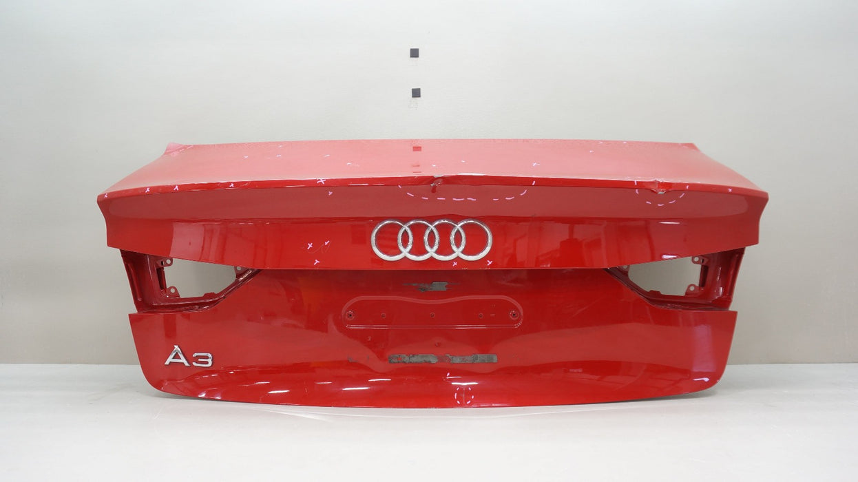 2015-2020 AUDI A3 REAR TRUNK LID PANEL WITH EMBLEMS 8V5827338A OEM