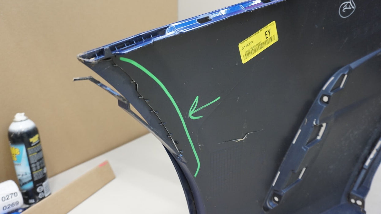 2021-2022 KIA K5 EX LX LXS SEDAN REAR UPPER BUMPER COVER PANEL OEM 86611-L3000