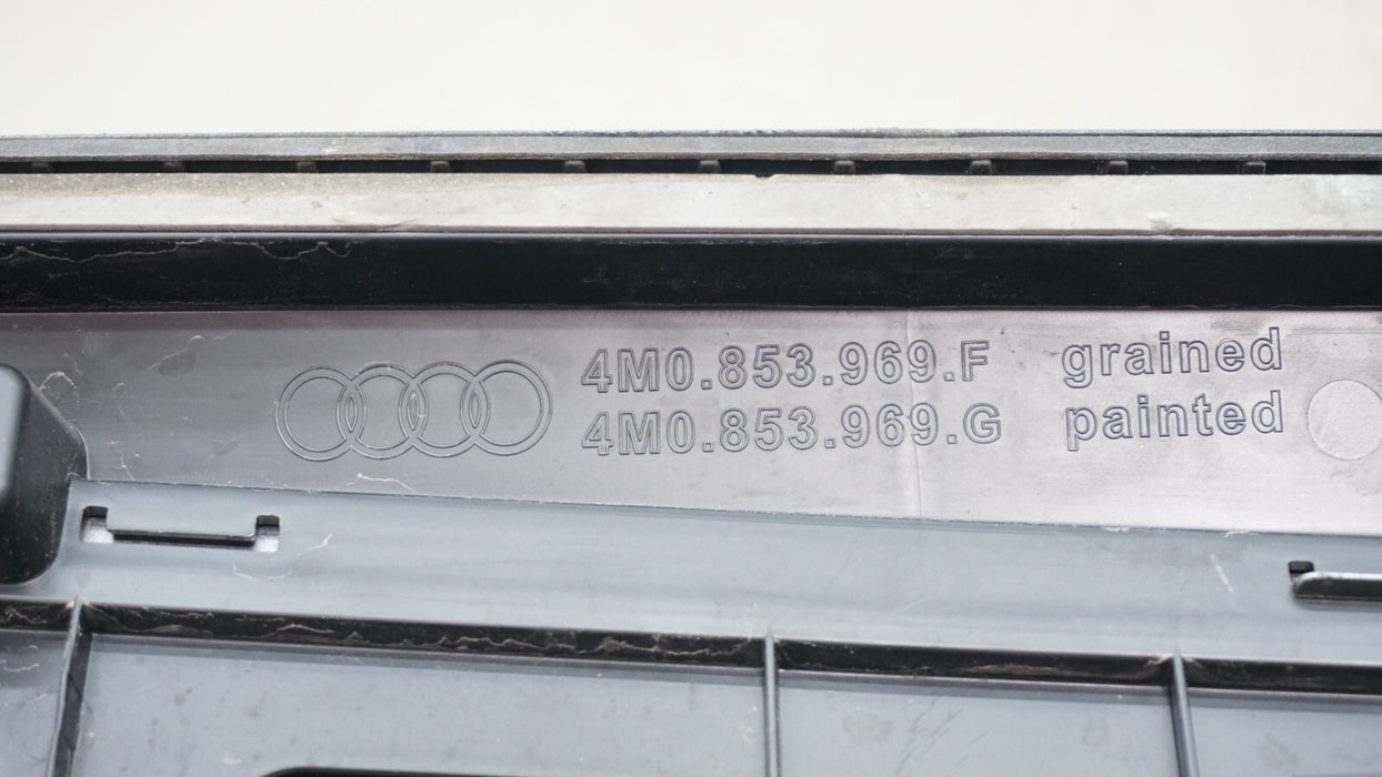 2017-2019 AUDI Q7 REAR LEFT DOOR TRIM LOWER MOLDING OEM 4M0853969G