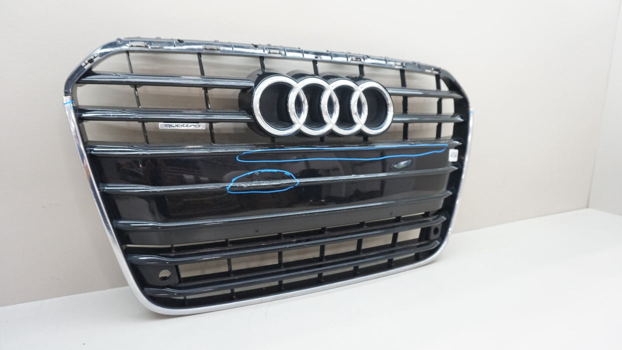 2012-2015 AUDI A6 FRONT BUMPER RADIATOR GRILLE 4G0853653A OEM 12 13 14 15