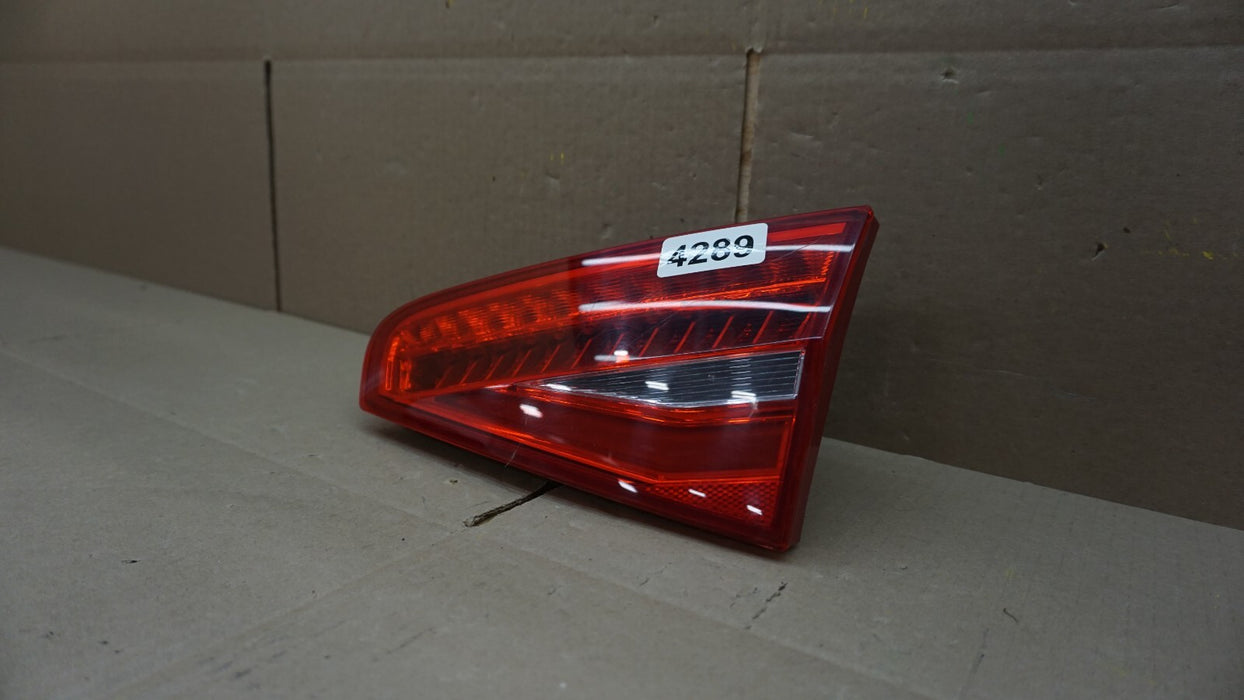 2013-2016 AUDI A4 S4 REAR RIGHT PASSENGERS SIDE TRUNK INNER LED TAIL LIGHT OEM