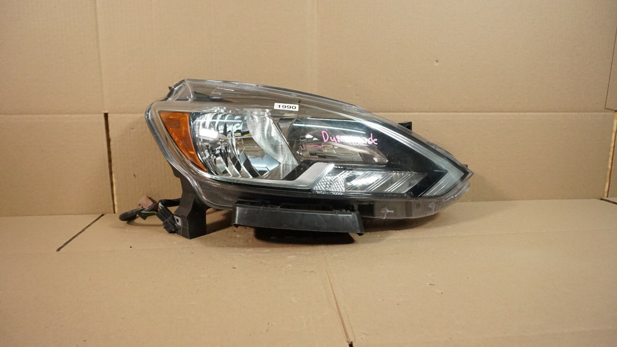 2016-2018 NISSAN SENTRA FRONT RIGHT PASSENGER SIDE HEADLIGHT HALOGEN OEM