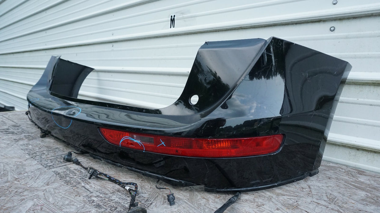 2009-2012 AUDI Q5 REAR UPPER BUMPER COVER W/ TURN LIGHT & PDC SENSOR WIRE OEM