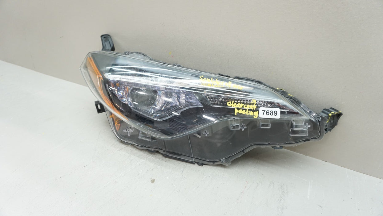 2014-2016 TOYOTA COROLLA FRONTRH RIGHT PASSENGER SIDE LED HEADLIGHT OEM