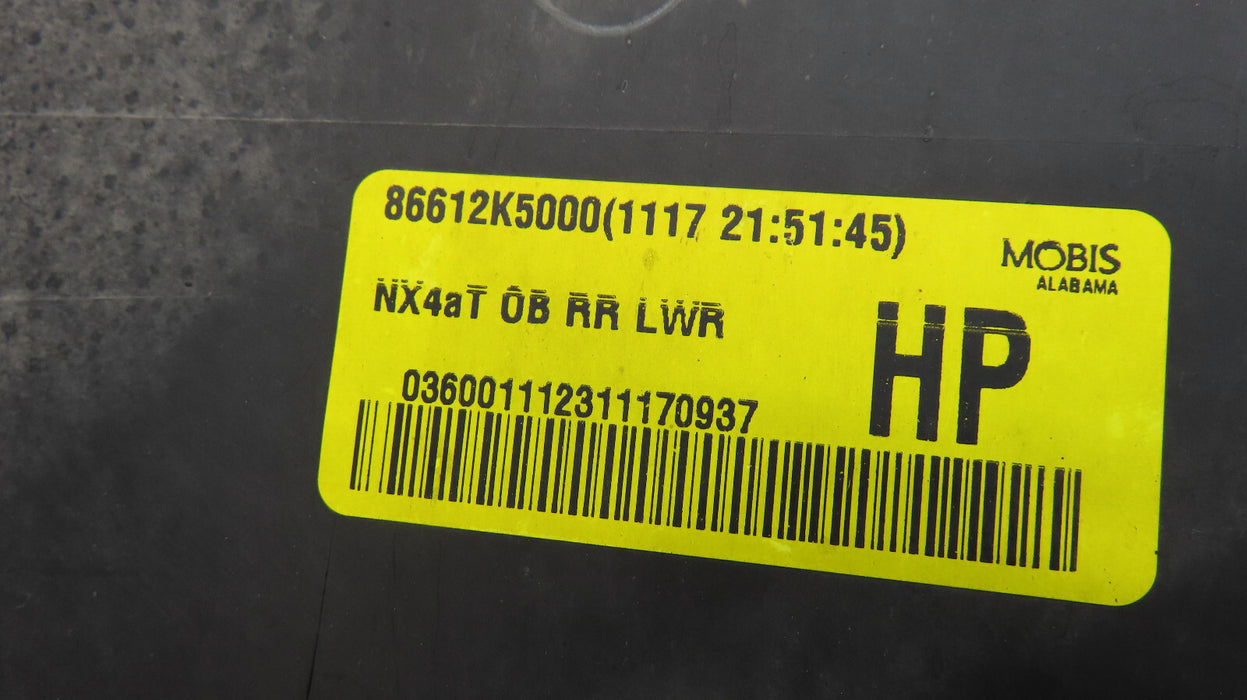 2022-2024 HYUNDAI SANTA CRUZ REAR BUMPER COVER OEM 86612-K5000