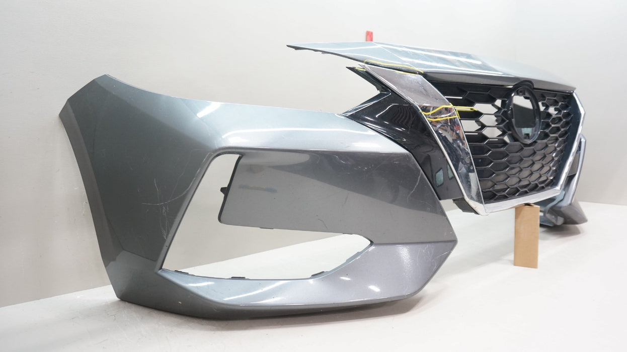 2020-2022 NISSAN SENTRA FRONT BUMPER COVER PANEL WITH GRILLE OEM 620226LB0H