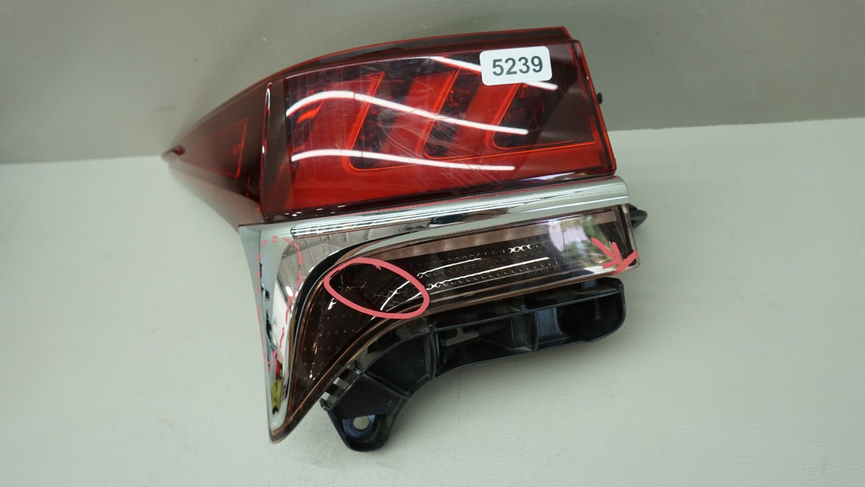 2018-2020 LEXUS LS500 LS500H REAR LEFT DRIVER SIDE OUTER TAIL LIGHT LAMP LED OEM