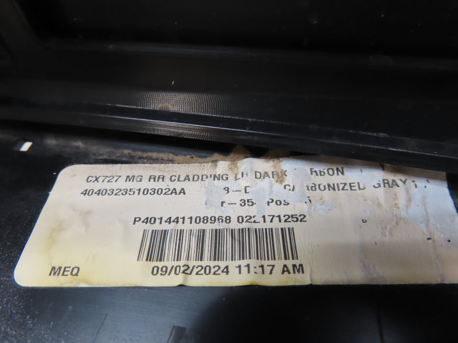 2021-2024 FORD MUSTANG MACH-E REAR LEFT DRIVER SIDE LOWER DOOR MOLDING OEM