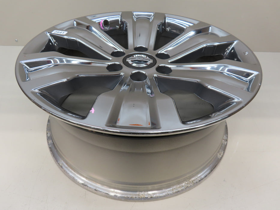 2017-2019 NISSAN TITAN SV 20X8 CHROME 6 SPOKE WHEEL RIM OEM