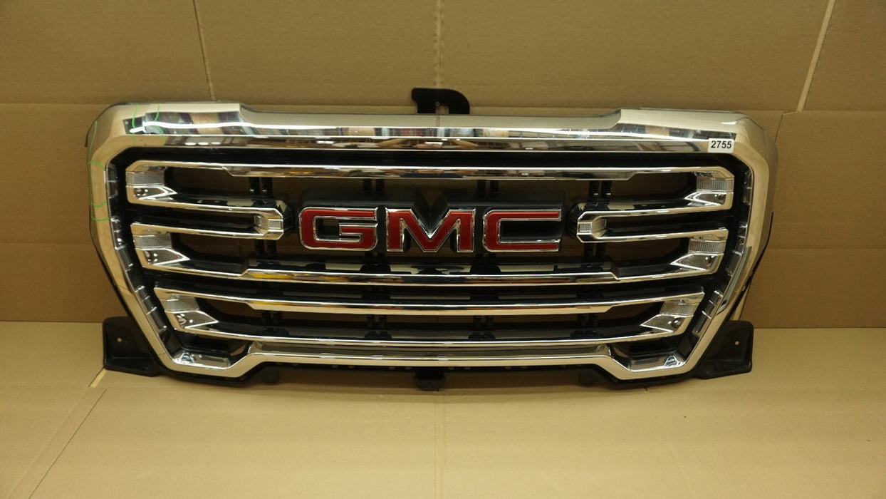 2019 2020 2021 GMC SIERRA 1500 FRONT CHROME GRILLE GRILL FACTORY OEM 19 20 21
