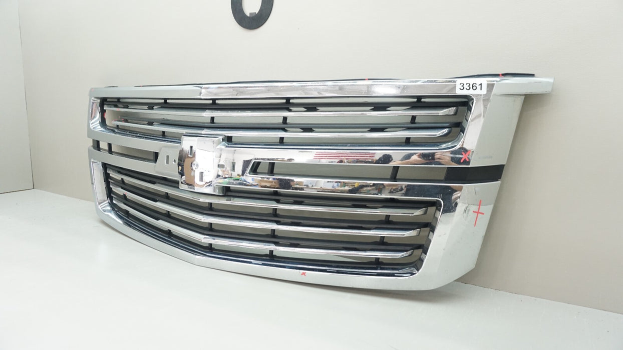 2015-2020 CHEVROLET TAHOE FRONT BUMPER RADIATOR GRILLE GRILL 22936489 OEM