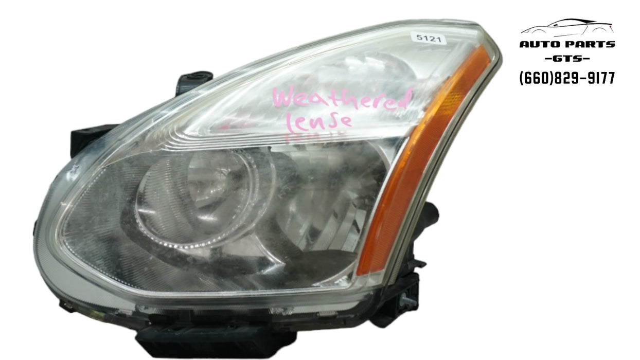 2008-2013 NISSAN ROGUE FRONT LEFT DRIVER SIDE HEADLIGHT HEADLAMP HALOGEN OEM