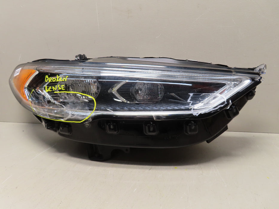 2017-2020 FORD FUSION FRONT RIGHT PASSENGER HEADLIGHT FULL LED OEM