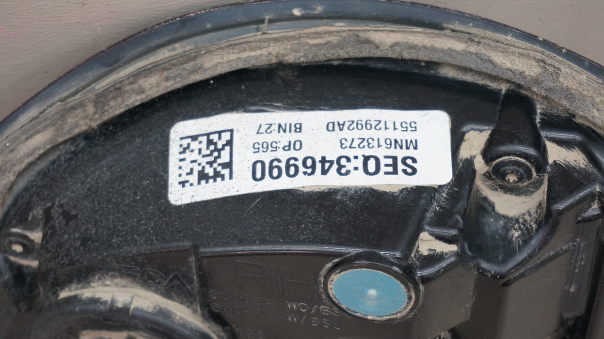 2019-2024 DODGE RAM 1500 REAR RIGHT PASSENGER SIDE TAIL LIGHT OEM