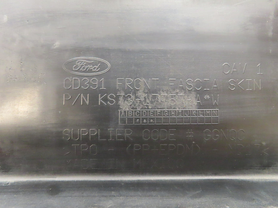 2019 2020 FORD FUSION FRONT BUMPER COVER OEM KS73-17757-A