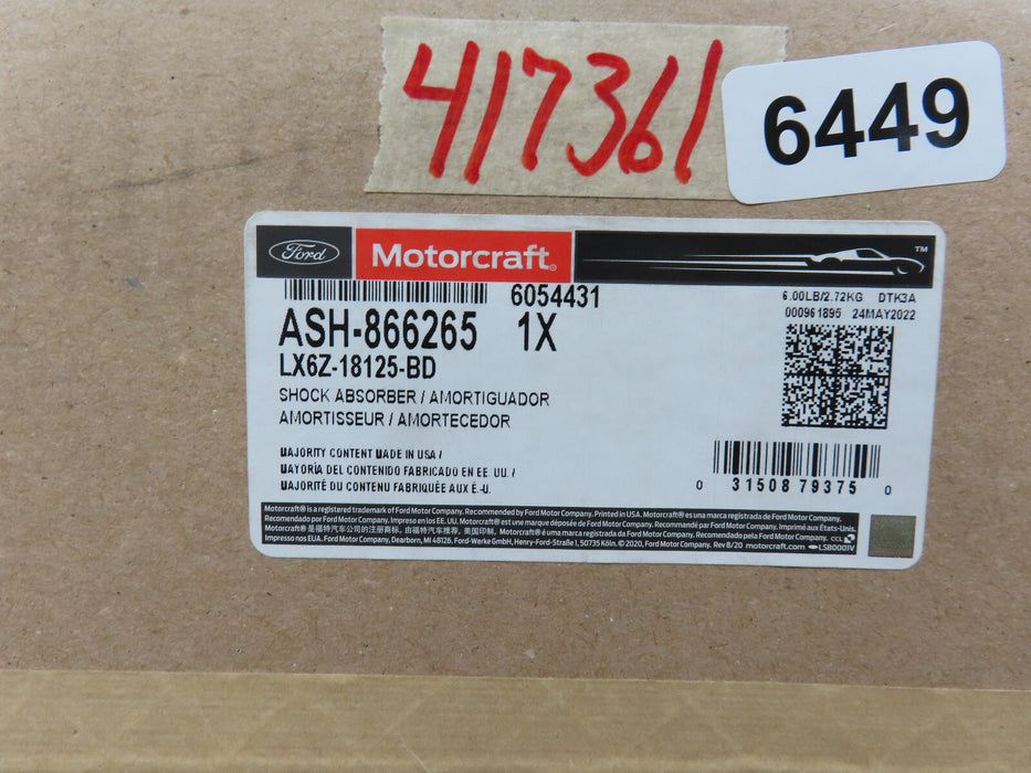 2021-2023 FORD BRONCO SPORT REAR RIGHT PASSENGER SHOCK ABSORBER OEM