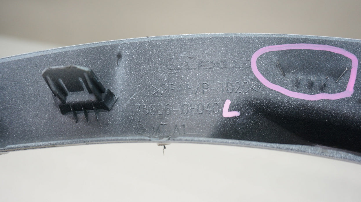 2023-2025 LEXUS RX350 REAR LEFT DRIVERS SIDE FENDER FLARE WHEEL ARCH 75606-0E040