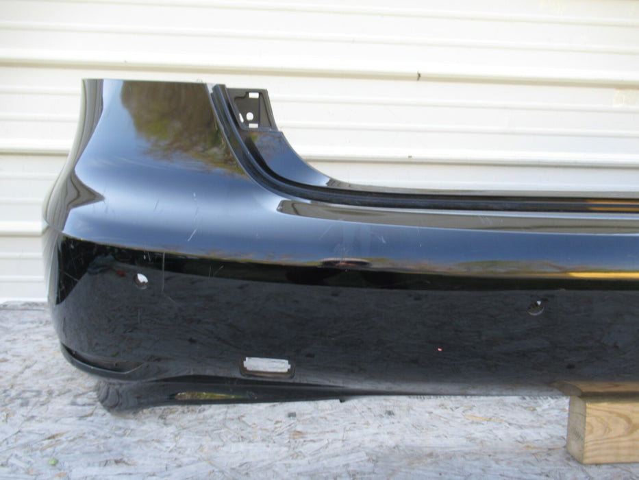 2013-2017 LEXUS LS460 F SPORT REAR BUMPER COVER BLACK PLASTIC W/O SENSOR OEM