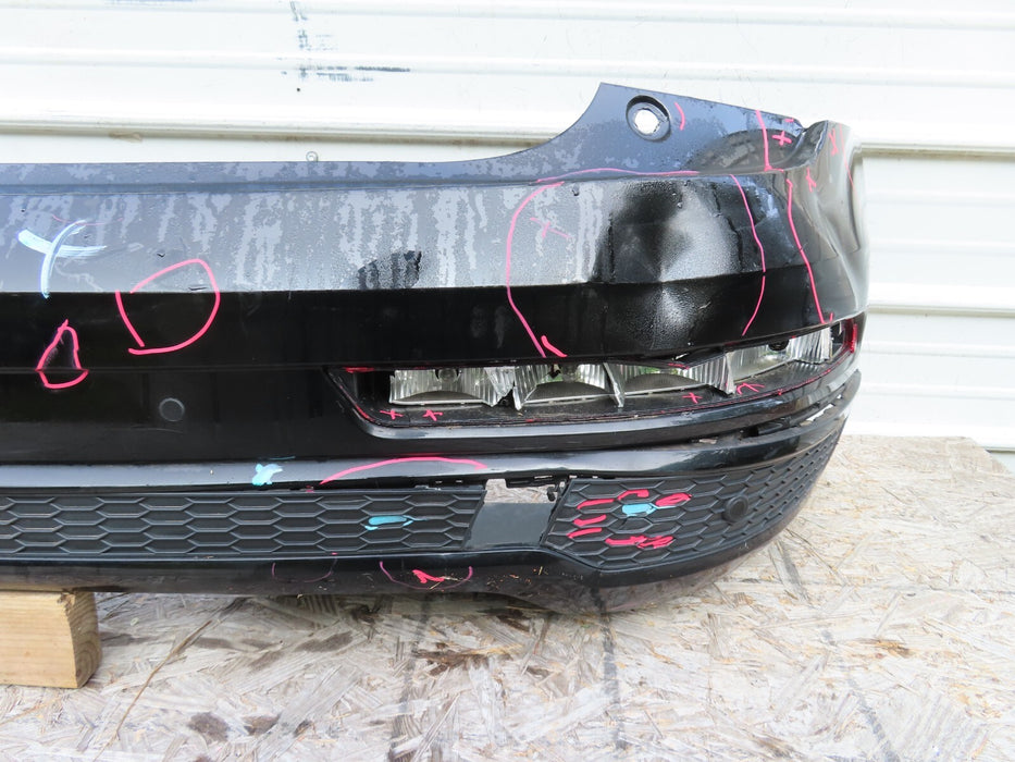 2016-2018 AUDI Q3 S-LINE REAR BUMPER COVER W/ PDC SENSOR HARNESS OEM 8U0807385C