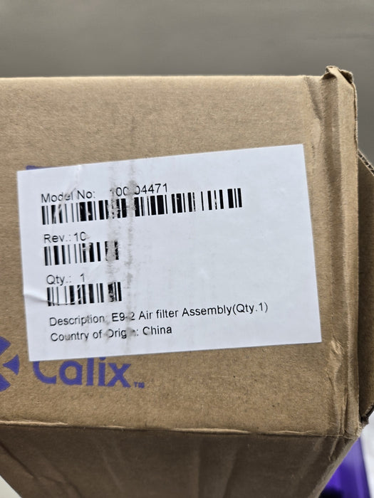 CALIX E9-2 AIR FILTER ASSEMBLY MODEL# 10004471 NEW