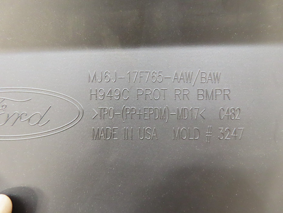 2020-2022 FORD ESCAPE REAR LOWER BUMPER COVER VALANCE OEM MJ6Z-17K835-BAPTM