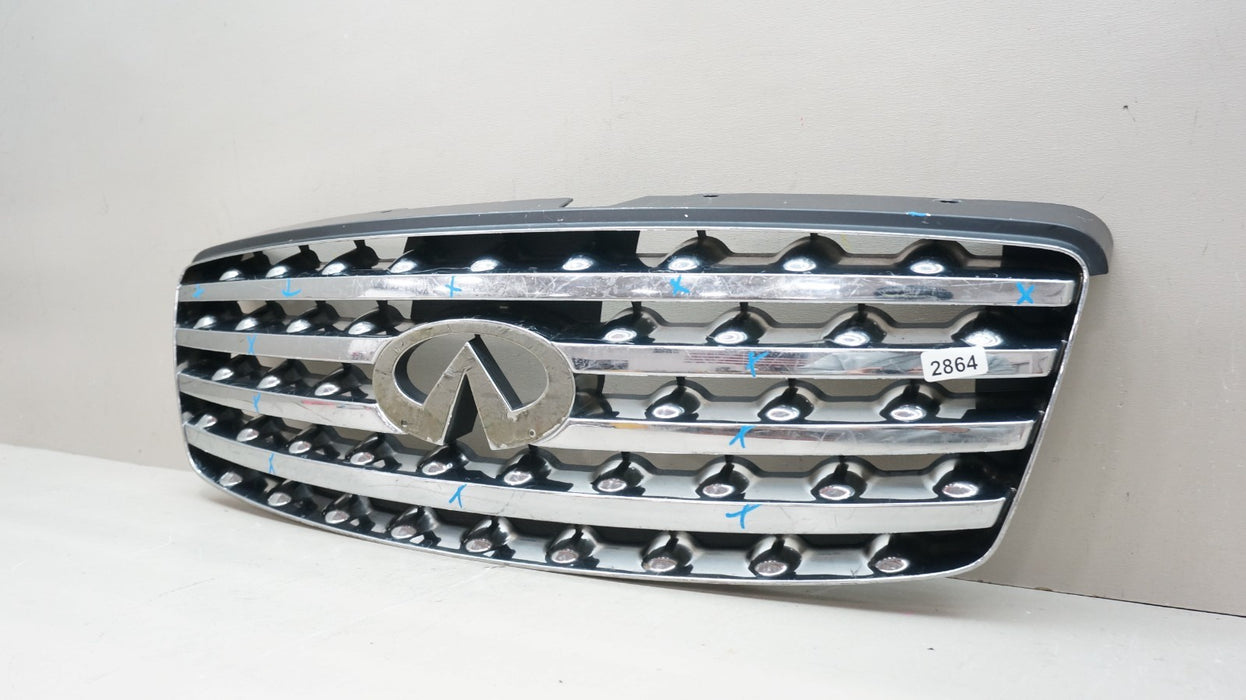 2003-2005 INFINITI FX35 FX45 FRONT UPPER RADIATOR GRILLE OEM 62310-CG000