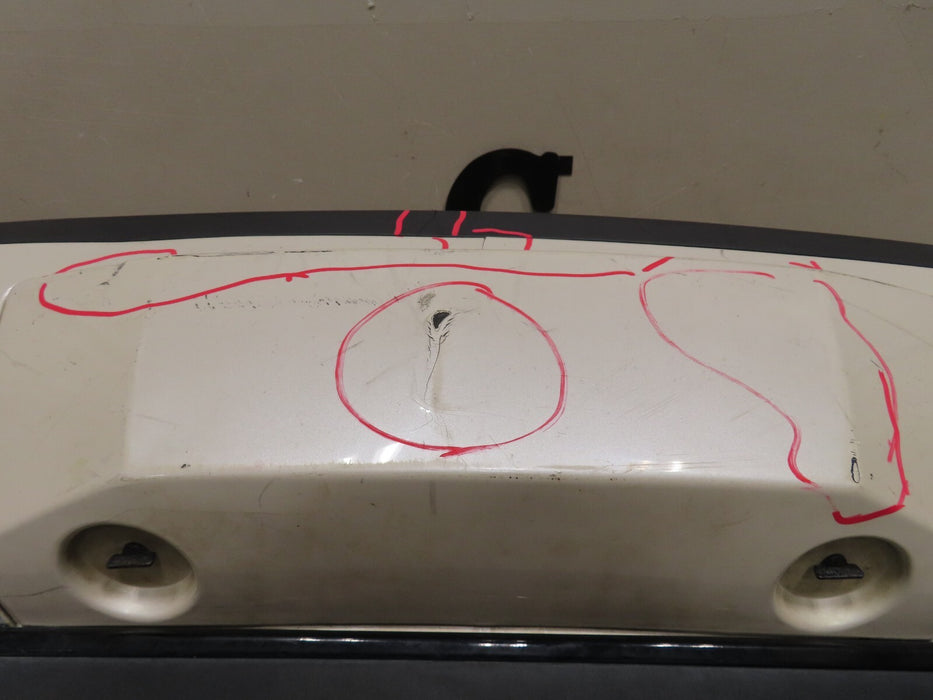 2015-2016 CADILLAC ESCALADE REAR BUMPER COVER W/ MODULE HARNESS OEM 22960924