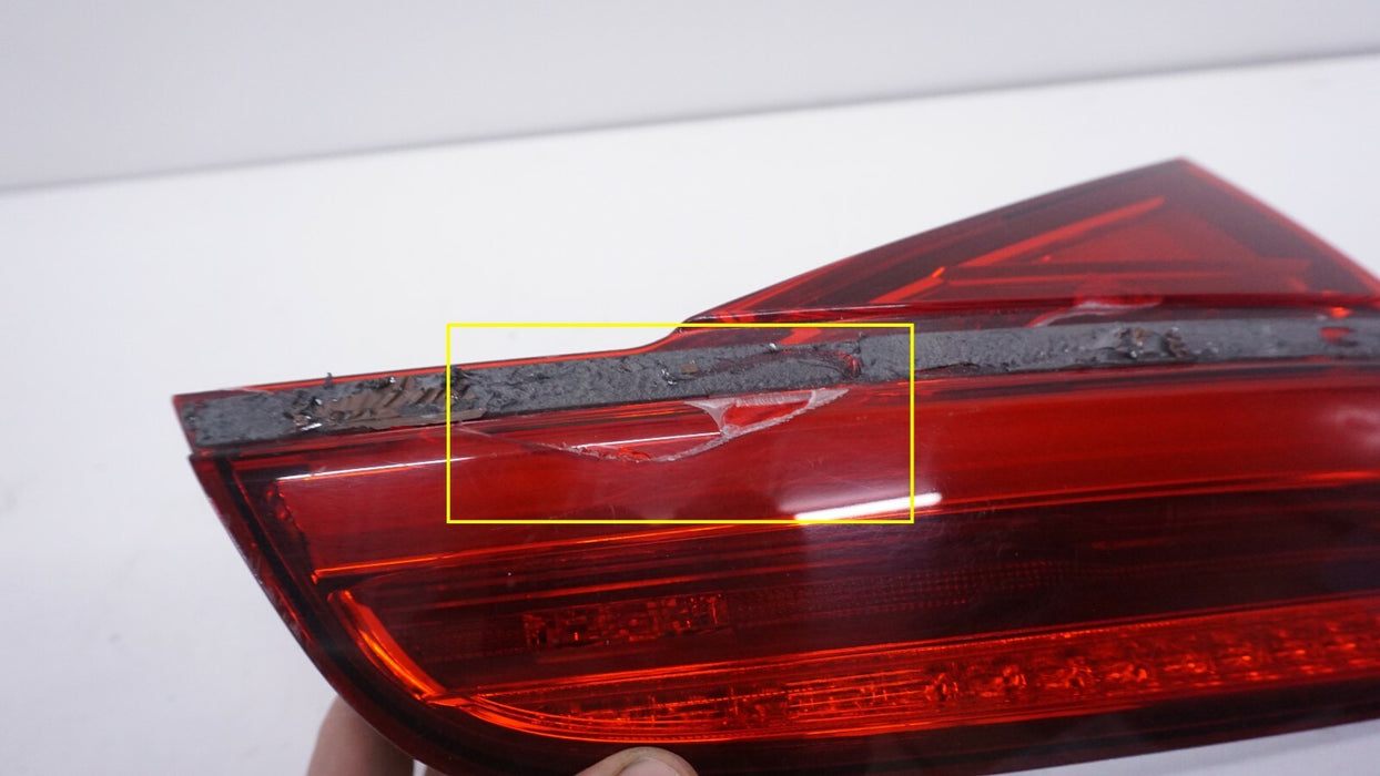 2015-2017 AUDI A8 S8 LEFT DRIVER SIDE TRUNK INNER TAIL LIGHT BRAKE LED LAMP OEM