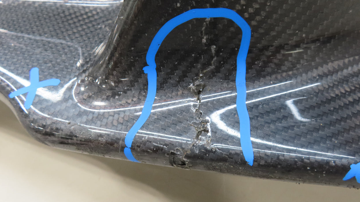MCLAREN 650S FRONT LOWER SPOILER SPLITTER BUMPER COVER CARBON FIBER OEM