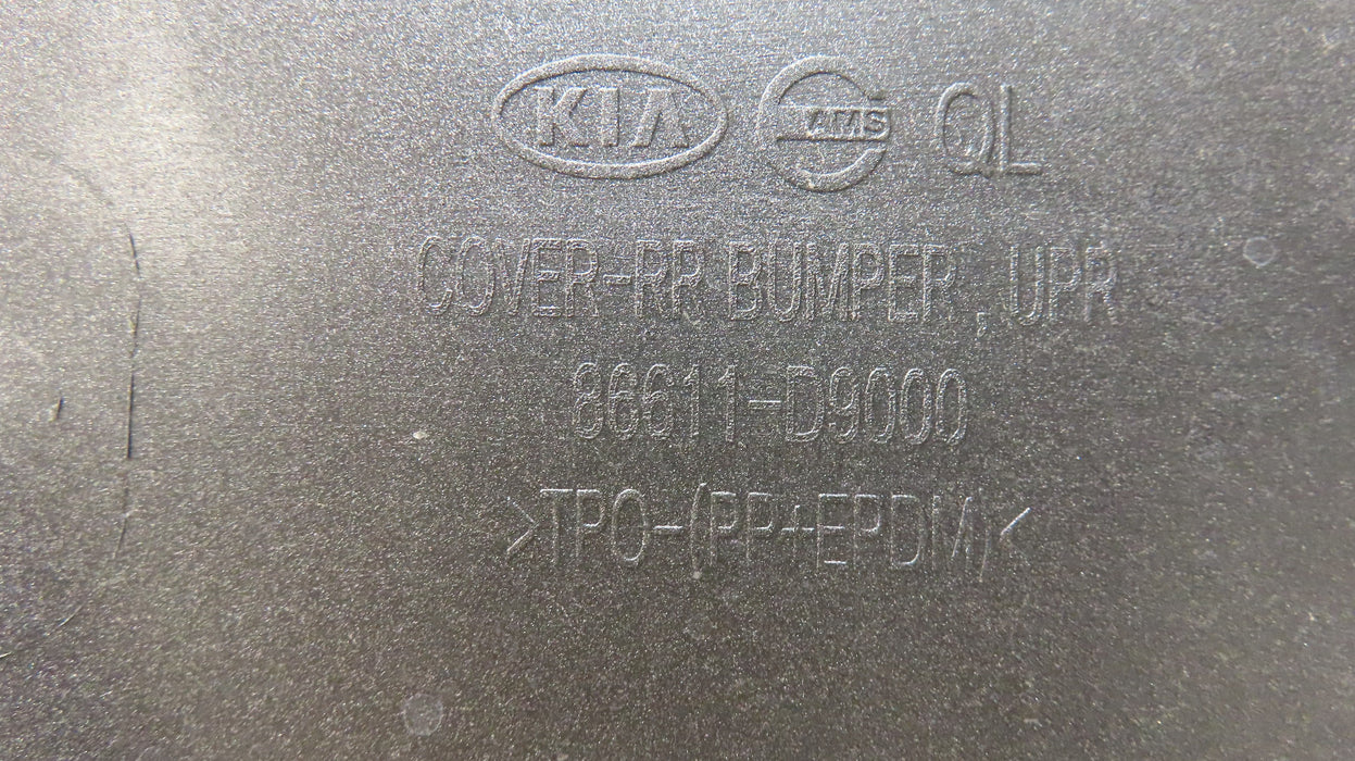 2017-2019 KIA SPORTAGE REAR BUMPER UPPER COVER OEM 86611-D9000