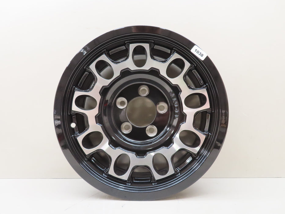 SENDEL 15X6 5/4.5 ALUMINUM BLACK TRAILER WHEEL RIM T07-56545BM (P)