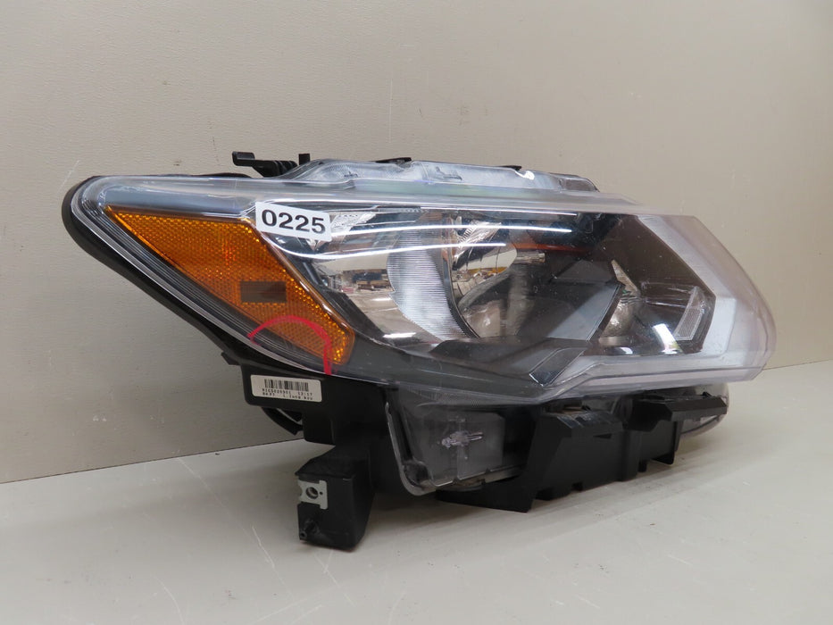 2017-2019 NISSAN ROGUE FRONT RIGHT SIDE HEADLIGHT LIGHT HALOGEN OEM 1011-500536