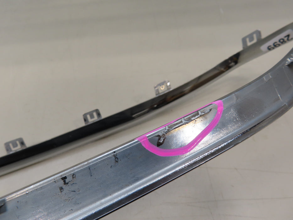 2010-2012 FORD FUSION FRONT UPPER GRILLE GRILL SURROUND CHROME P#DS73-8C436-AAW